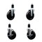 Service Caster 5'' Hard Rubber Wheel Swivel 1-1/2'' Expand Stem Caster Set 2 Brakes, 4PK SCC-EX20S514-HRS-2-TLB-2-112 - alternate 1
